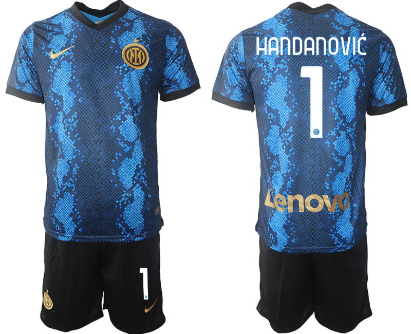 Men 2021-2022 Club Inter Milan home blue #1 Nike Soccer Jersey
